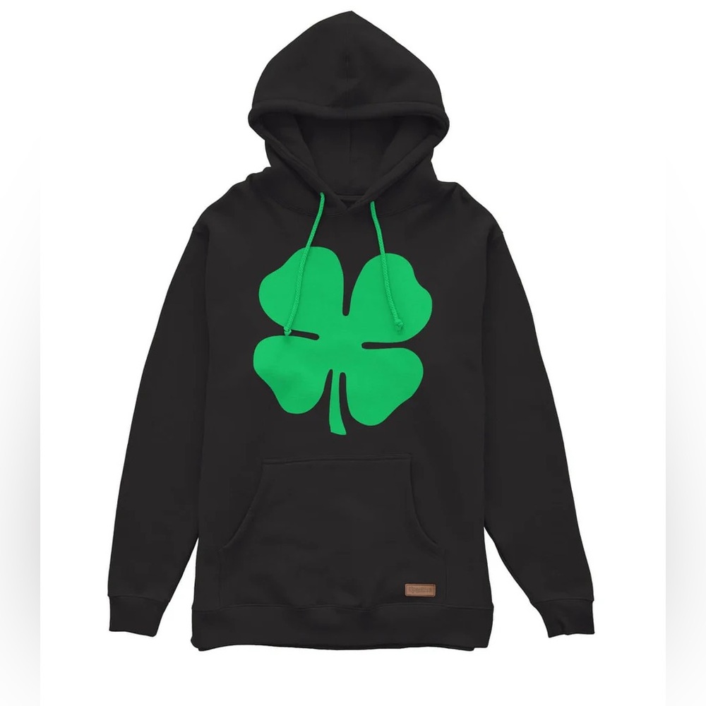 🍀 NWT! Tipsy Elves Unisex Lucky 4 Leaf Clover Hoodie Pullover